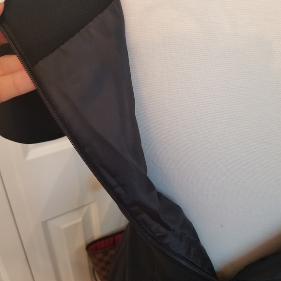 Simple Little Black Dress with Layered Shoulder S - Picture 6 of 7